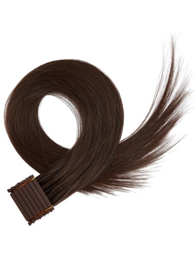 2nd generation 6D hair extensions Dark Brown #2